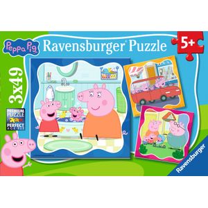 Ravensburger Peppa Pig 3 x 49 Piece Jigsaw Puzzles